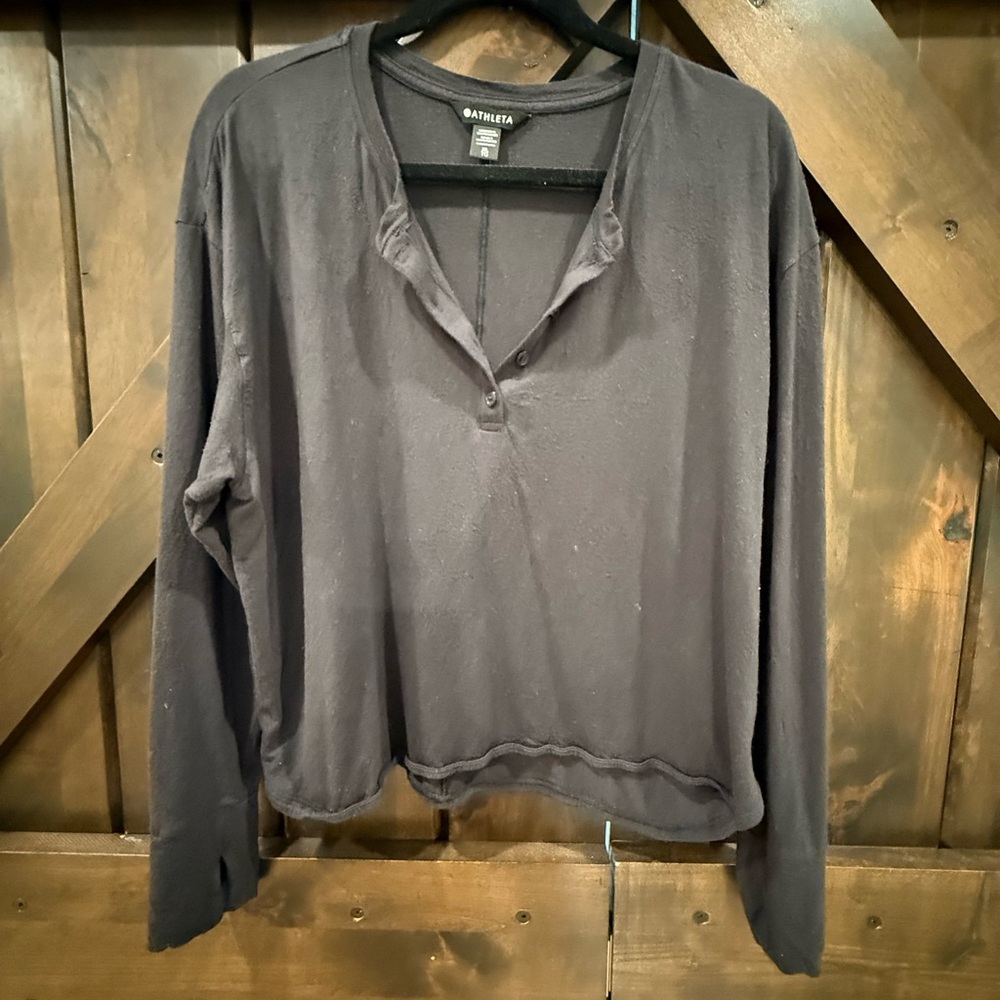 ATHLETA Henley Shirt - Picture 2 of 4